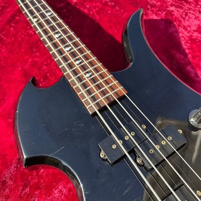 FERNANDES MB-65 MOCKINGBIRD BASS GUITAR MADE IN JAPAN BLACK FULLY SERVICED