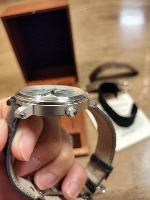 MUHLE GLASHUTTE M1-30-65 AUTOMATIC POWER RESERVE DAY DATE LIMITED 1000 BOXED