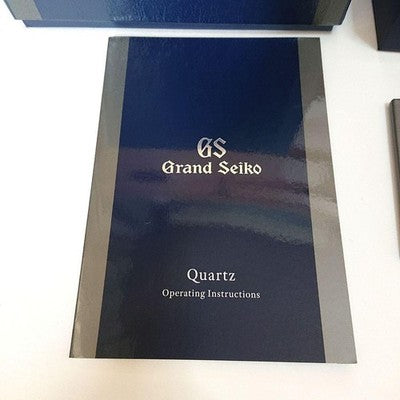 GRAND SEIKO SBGX267 MEN'S WRISTWATCH TITANIUM QUARTZ SILVER ROUND FACE JAPANMADE