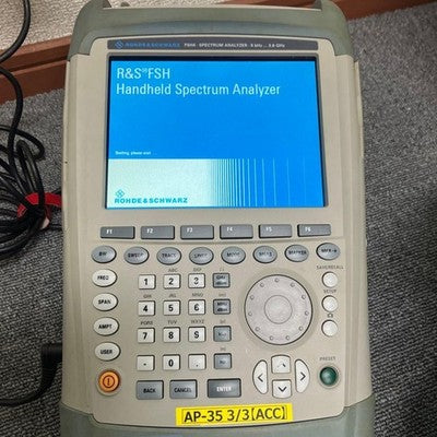 ROHDE & SCHWARZ FSH4 HANDHELD SPECTRUM ANALYZER TESTED W/ POWER CABLE USED ACJP
