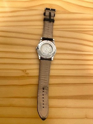 HAMILTON Jazzmaster H385150 Automatic Date Watch Stainless Steel Skeleton Back
