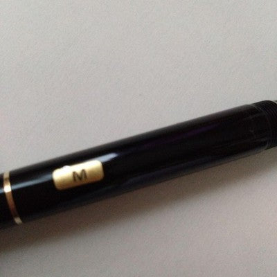 Montblanc Meisterstück 145 Chopin Fountain Pen Black Gold Unused /w CD Box