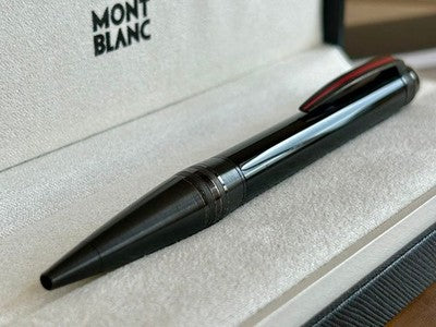 MONTBLANC STARWALKER URBAN SPEED BALLPOINT PEN BLACK RED TRIM W BOX AUTHENTIC