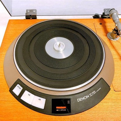 DENON DP-3700 TURNTABLE RECORD PLAYER DP-3000 + DA-305 - TESTED & WORKING