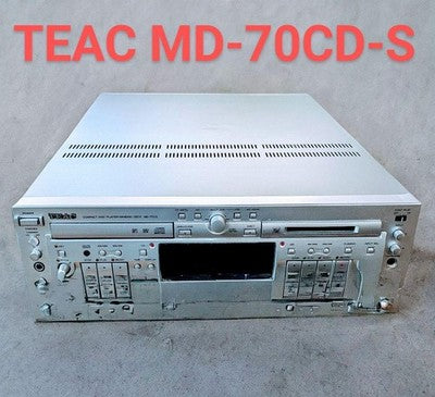 RARE TEAC MD-70CD MD CD COMBO DECK FINAL MODEL TESTED WORKING COLLECTOR JAPAN