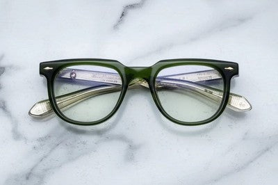 JACQUES MARIE MAGE STAHLER ROVER 49□22 GREEN ACETATE EYEGLASSES W/BOX MINT