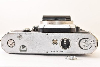 NIKON F2 PHOTOMIC A SILVER FILM SLR CAMERA FULLY MECHANICAL SHUTTER AS IS