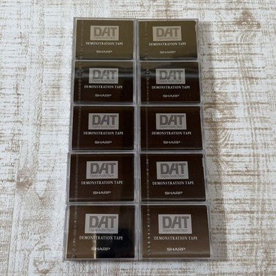 SHARP DEMONSTRATION TAPE DAT TAPE CASSETTE TAPE RARE NEAR MINT