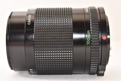 CANON NEW FD 100MM F2 LARGE-APERTURE MEDIUM TELEPHOTO LENS AS IS