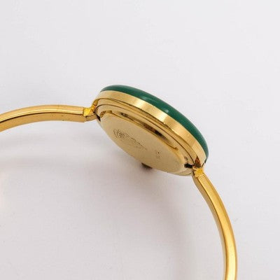 GUCCI CHANGE BEZEL 12 COLORS GOLD WOMEN'S WATCH L SIZE WORKING BEAUTIFUL