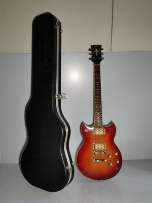 YAMAHA SG800S ELECTRIC GUITAR WITH CASE FOR PARTS OR NOT WORKING