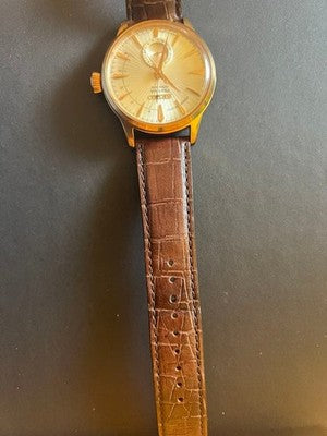 SEIKO PRESAGE SARY132 4R57 AUTOMATIC DATE MEN'S WATCH BROWN LEATHER NO BOX