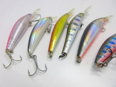 MINNOW SET 16 PIECES FRESHWATER FISHING HARD LURE FISHING EXCELLENT++++