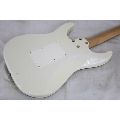 BACCHUS G-CUSTOM HSH ELECTRIC GUITAR 24 FRETS LOCKING TREMOLO WHITE USED