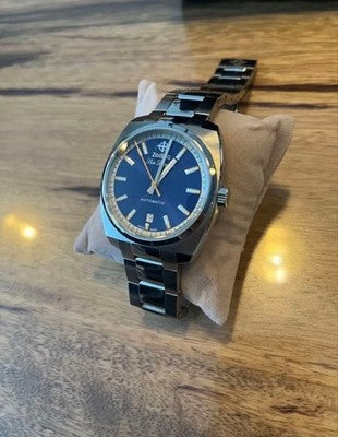 ZODIAC SEA DRAGON ZO9907 AUTOMATIC BLUE DIAL MENS WATCH DATE STAINLESS STEEL