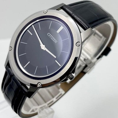 CITIZEN AR5024-01E ECO-DRIVE ONE WATCH SOLAR MOVEMENT BLACK DIAL 39MM