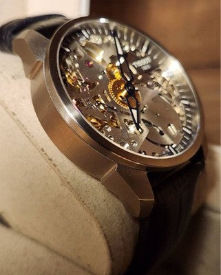 TISSOT T COMPLICATION SQUELETTE HAND WIND SKELETON DIAL MEN WATCH 43MM SWISS
