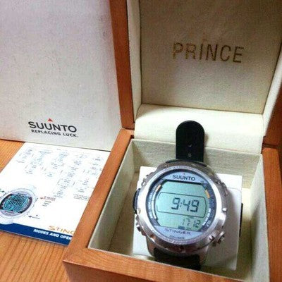 SUUNTO STINGER DIVE COMPUTER WATCH 148DIVE HIGH-PERFORMANCE BLACK JAPAN AS IS