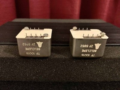 2X BELCLERE TF 10015 INPUT TRANSFORMER PAIR - VINTAGE NEVE CONSOLE, W/ WIRING