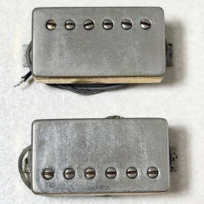 1980S GIBSON PAF PAT NO 2.737.842 GOLD HUMBUCKER PICKUP SET VINTAGE TESTED