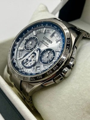 CITIZEN SATELLITE WAVE F900 GPS ECO DRIVE TITANIUM MEN'S WATCH BOX MANUAL
