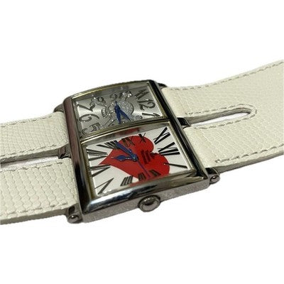 VIVIENNE WESTWOOD ANGLomania DOUBLE FACE HEART SKULL WATCH BOX MANUAL RARE