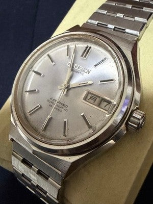 CITIZEN LEOPARD SUPER BEAT 10 28J AUTOMATIC WRISTWATCH VINTAGE JAPAN