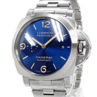PANERAI LUMINOR MARINA PAM01058 V-SERIAL AUTOMATIC STAINLESS STEEL BLUE