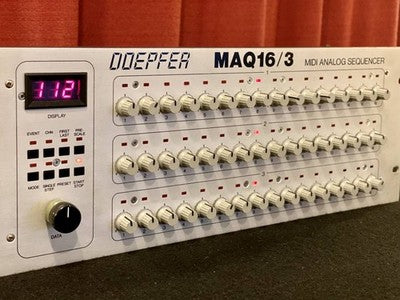 DOEPFER MAQ 16/3 MIDI ANALOG SEQUENCER - W/ JAPANESE MANUAL
