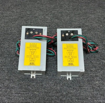 ALTEC NETWORK N-1500-A PAIR, TESTED WORKING, GOOD SOUND EXCELLENT++++