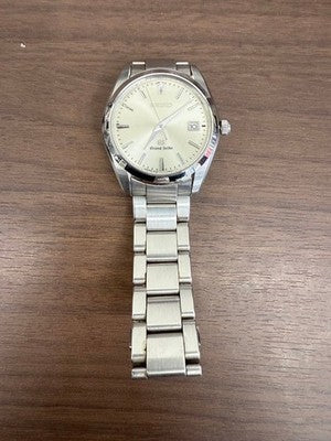 SEIKO SBGX063 GRAND SEIKO MEN'S WRISTWATCH ROUND FACE JAPAN MADE DIAL SILVER