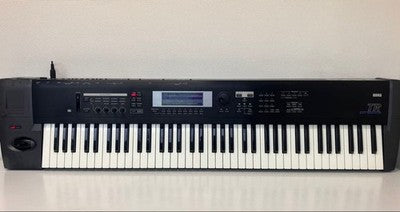 KORG TR76 76KEY WORKSTATION SYNTHESIZER FULLY WORKING USED JAPAN KEYBOARD