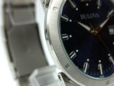 BULOVA MEN'S DRESS WATCH 96B220, QUARTZ, 43MM STAINLESS STEEL CASE, CLASSIC