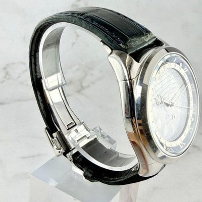 CITIZEN CAMPANOLA COSMOSIGN AA7800-02L MOON PHASE BLUE DIAL WATCH BOX PAPERS