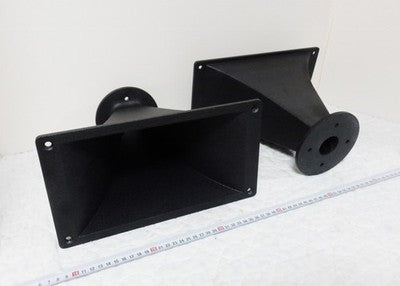 JBL 2376 METAL HORN 1.5 INCH THROAT PAIR FOR 2450SL DRIVERS USED GOOD CONDITION