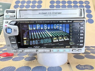 ALPINE MDA-W892J CD MD PLAYER 2DIN DSP CAR AUDIO JDM 3-CD CHANGER TESTED FROM JP