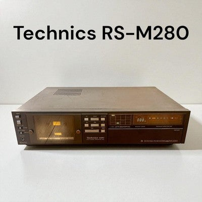 TECHNICS RS-M280 STEREO CASSETTE DECK VINTAGE RARE MODEL JAPAN AS IS