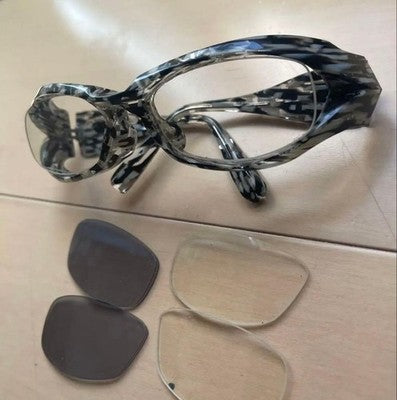 FACTORY900 FA-240 COL.069 PHOTOCHROMIC SUNGLASSES BLACK/WHITE RARE FROM JAPAN
