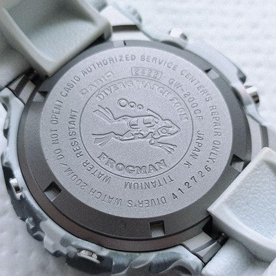 CASIO G-SHOCK GW-200CF FROGMAN QUARTZ MEN'S WATCH BLACK DIAL DIGITAL FROM JAPAN