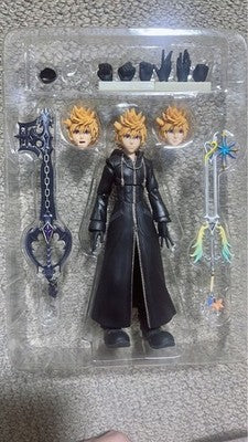 KINGDOM HEARTS III BRING ARTS AXEL ROXAS FIGURE SET SQUARE ENIX DISNEY KH3