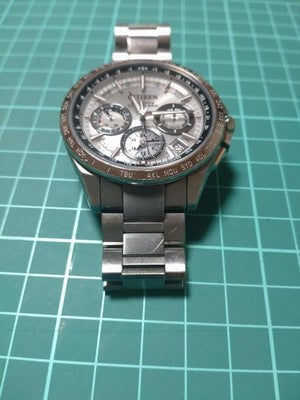 CITIZEN ATTESA CC9010-66A GPS SATELLITE RADIO CONTROLLED MENS WATCH BOX PAPERS