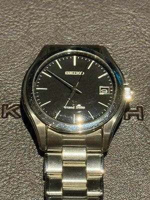 SEIKO SBGX041 GRAND SEIKO MEN'S WRISTWATCH ROUND FACE JAPAN MADE DIAL BLACK
