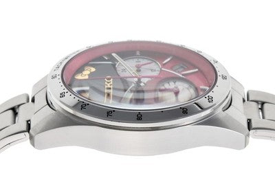 SEIKO CHRONOGRAPH HELLO KITTY 500SERIES SHINKANSEN 25TH ANNIVERSARY WATCH QUARTZ