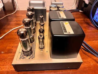 LUXMAN LUXKIT A3700II TUBE POWER AMPLIFIER VACUUM AMP EL34 JAPAN 100V