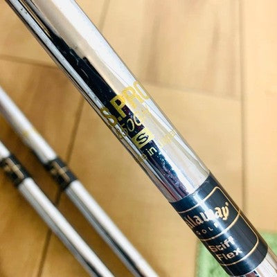 CALLAWAY BIG BERTHA IRONS 6PC SET 5-10 RIGHT-HANDED N.S.PRO 850GH S FLEX JAPAN