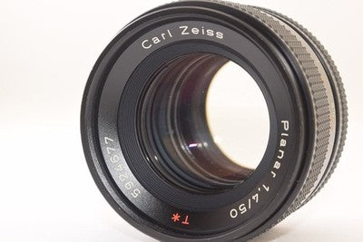 CONTAX CARL ZEISS PLANAR 50MM F1.4 T AEJ STANDARD LENS FROM JAPAN EXCELLENT+++++