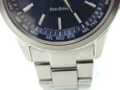CITIZEN ECO-DRIVE DIRECT FLIGHT CB1090-59L RADIO MEN'S WATCH 38.7MM SS