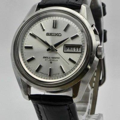 SEIKO VINTAGE BELL-MATIC 27 JEWELS AUTOMATIC WATCH 1969 RARE MODEL