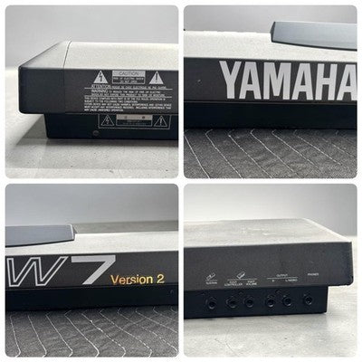 YAMAHA W7 WORKSTATION SYNTHESIZER 61-KEY AWM2 SEQUENCER TESTED FROM JAPAN