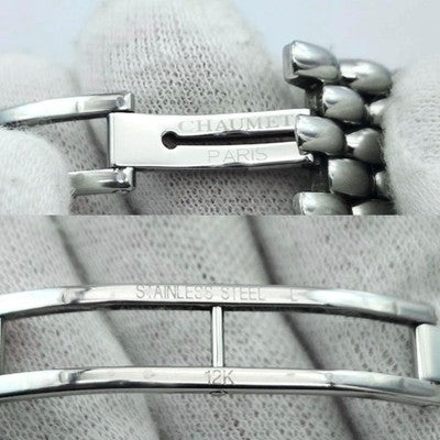 CHAUMET KAYSIS LADIES WATCH SILVER DIAL SQUARE STAINLESS STEEL